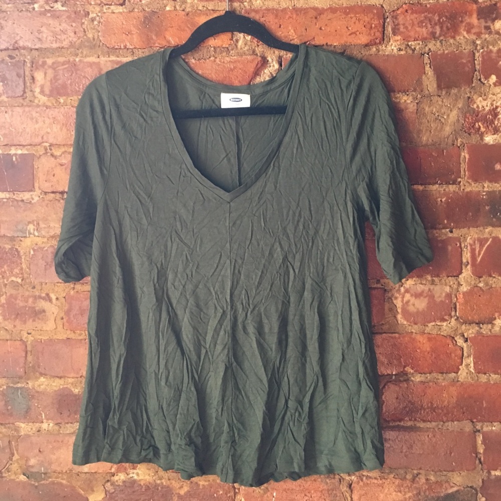Boxy green T-shirt